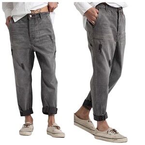 NEW! ONE TEASPOON MAN X Phantom Mr Golds Baggy Low Slung Relaxed Jeans Luxury